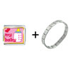 Heart My  Baby  And Bottle Combination Italian Charm Bracelet