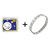 Sleep Tight Moon And  Star   Italian   Charm  Bracelet