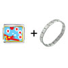 I Love  Dad   Italian  Charm Bracelet