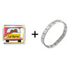  Just   Married  Couple Italian Charm Bracelet