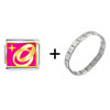 Wedding  Rings  Italian  Charm  Bracelet FBT_VPH1525_STARTER