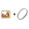 Boy  Sleeping  In Autumn Italian Charm Bracelet