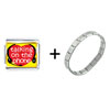 Love Talking On  Phone  Italian Charm Bracelet