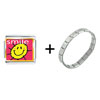 Sunshine  Smile  Italian Charm Bracelet