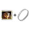 Gold Plated Egyptian Mummy Tutankhamen Photo  Italian  Charm  ... 