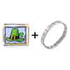 Gold Plated St Patrick's Day Theme Photo Italian Charm With  ... 