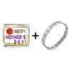 Gold Plated Happy  Mother's   Day  Theme Photo Italian Charm  ... 