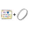 Gold Plated  Mother's   Day  Theme Photo Italian Charm, My Heart  ... 