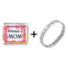 Gold Plated  Mother's   Day  Theme Photo Italian Charm, Always A  ... 
