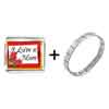 Gold Plated  Mother's  Day Theme Photo Italian Charm, I Love  ... 