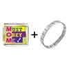 Gold Plated  Mother's  Day Theme Photo Italian Charm Must Obey  ... 