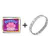Gold Plated  Mother's   Day  Theme Photo Italian Charm Devoted  ... 
