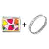 Gold Plated Cartoon Theme Photo Italian Charm  Strawberry   ... 