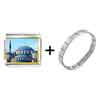  Gold  Plated Landmark Taj Photo Italian  Charm   Bracelets   ... 