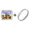  Gold  Plated Landmark Bangkok Photo Italian  Charm   Bracelets   ... 