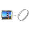 Gold Plated Travel Golden Gate Bridge Photo  Italian   Charm   ... 