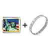  Gold   Plated  Travel Statue Of Liberty Photo Italian Charm  ... 