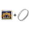 Gold Plated Travel Brandenburg Gate Photo  Italian   Charm   ... 