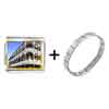  Gold  Plated Travel New Orleans Photo Italian  Charm   Bracelets   ... 