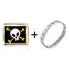  Gold  Plated Music Hard Metal Photo Italian  Charm   Bracelets   ... 