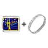  Gold  Plated Music Jazz Trumpet Photo Italian  Charm   Bracelets   ... 