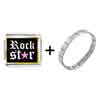  Gold  Plated Music Rock Star Photo Italian  Charm   Bracelets   ... 