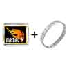 Gold Plated Music Theme  Metal  Fire Photo Italian Charm  ... 