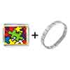  Gold  Plated Word Autism Photo Italian  Charm   Bracelets   ... 