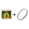 Gold Plated  Hobbies  Money Bag Photo Italian Charm Bracelets  ... 