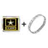  Gold  Plated Character Army Photo Italian  Charm   Bracelets   ... 