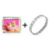 Kittens Photo Italian Charm Bracelet