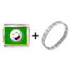 Laughing  Face  Photo Italian Charm Bracelet