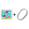 Cheering Cheer Leader  Photo  Italian Charm Bracelet