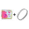 Pregnant A  Boy  Or Girl Photo  Italian   Charm  Bracelet