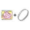 Sweet 16  Birthday  Cake Photo  Italian  Charm Bracelet