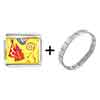  Hand  Painting Photo Italian Charm Combination Bracelet