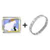 Polar  Bear  And Penguin Photo Italian Charm Bracelet