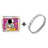 Poodle And  Present  Photo  Italian   Charm  Bracelet