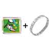 Sports Equipment Photo Italian  Charm  Bracelet