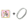  Wedding   Cake  Couple Italian Charm Bracelet