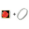  Red   Rose  Italian Charm Bracelet
