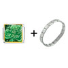 Kiss Me I'm Irish Italian Charm Bracelet