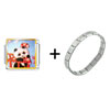 Christmas  Panda  Italian Charm Bracelet