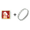  Baby  Santa Italian Charm  Bracelet 