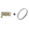 Gold Kanga/roo Combination Italian Charm Bracelet