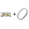 Gold Lady &amp; Tramp Combination Italian Charm Bracelet