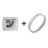 The Incredibles  Violet  Girl Italian Charm Bracelet