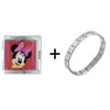 Minnie Mouse Mega Italian Charm Bracelet