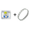 Cinderella Portrait  Italian   Charm   Bracelet 