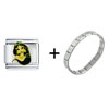 Jasmine Portrait  Italian   Charm   Bracelet 